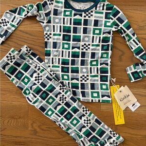 Kickee Pants Nautical Flags PJs 6Y